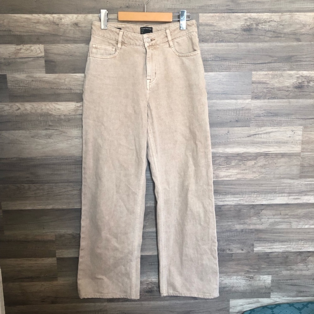 Frank and Oak Tan Loose Fit Women's Jeans Size 25 - Picture 4 of 12
